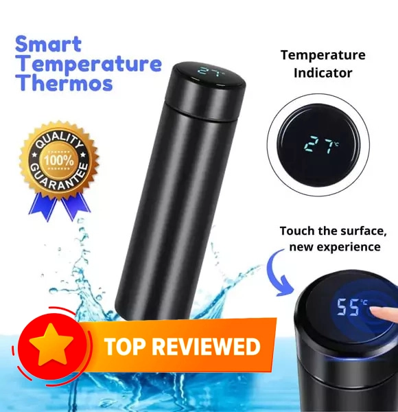 Stainless Steel Vacuum Thermal Water Flask with LED Display