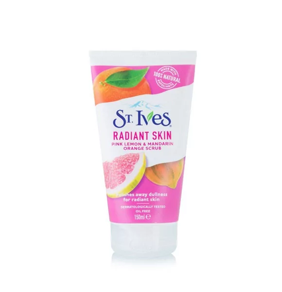 St. Ives Radiant Skin Pink Lemon & Mandarin Orange Scrub - 150ml