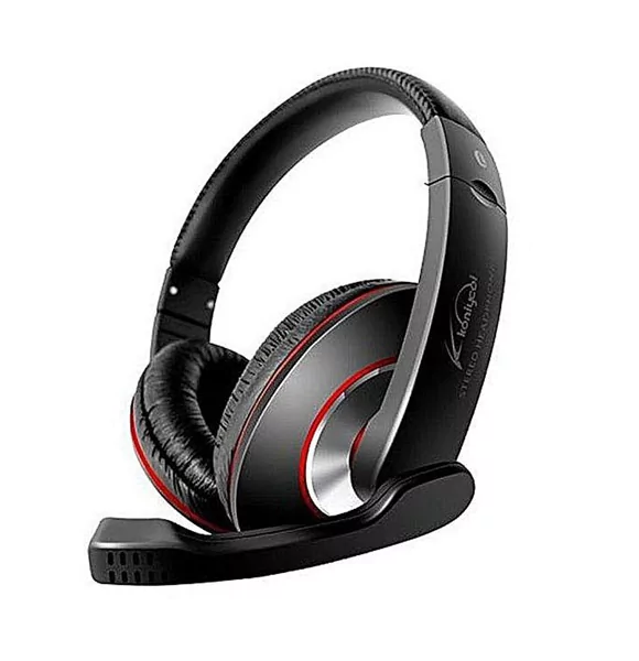 Koniycoi KT-2100MV Stereo Headphones with Mic - Black