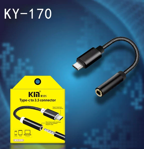 USB-C Type c To 3.5mm Audio Cable Adapter AUX Headphone Jack